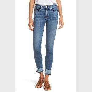 Rag & Bone 10 Inch Cuff Cropped Skinny Jeans